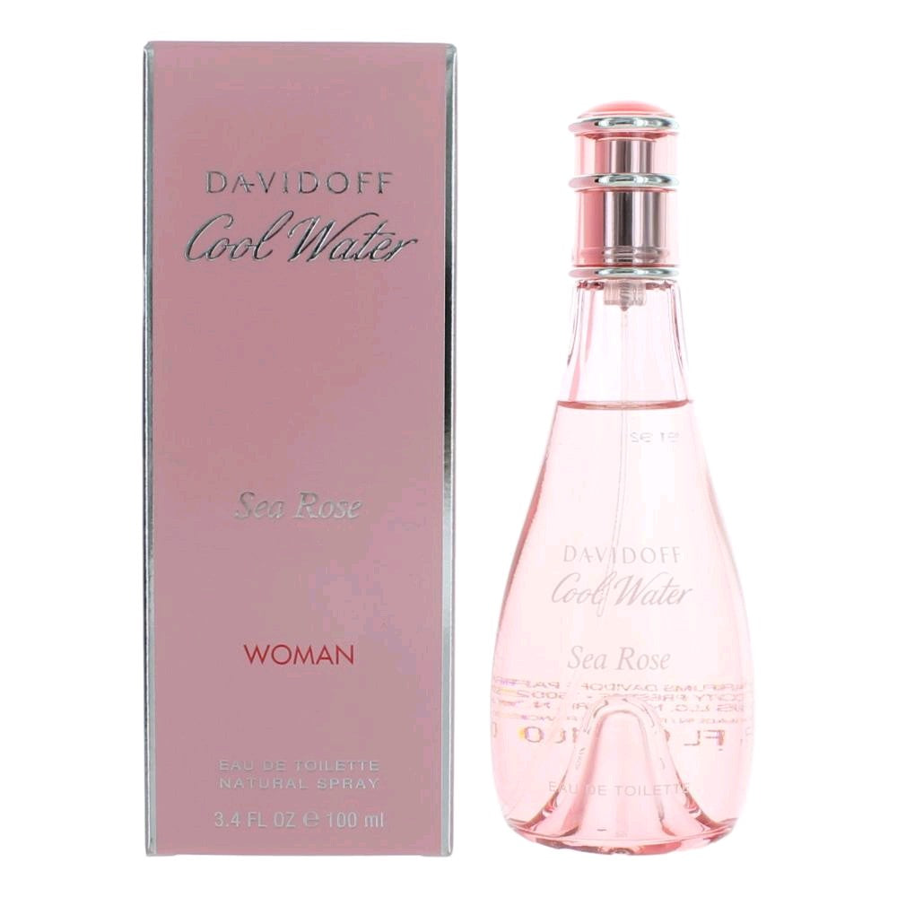 Cool Water Sea Rose by Davidoff, 3.4 oz EDT Spray for Women