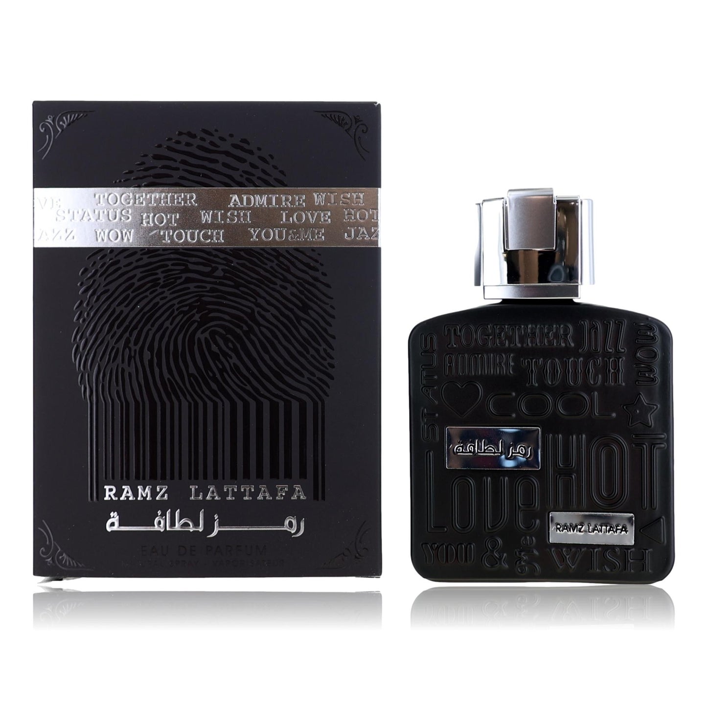 Ramz Silver by Lattafa, 3.4 oz EDP Spray for Unisex