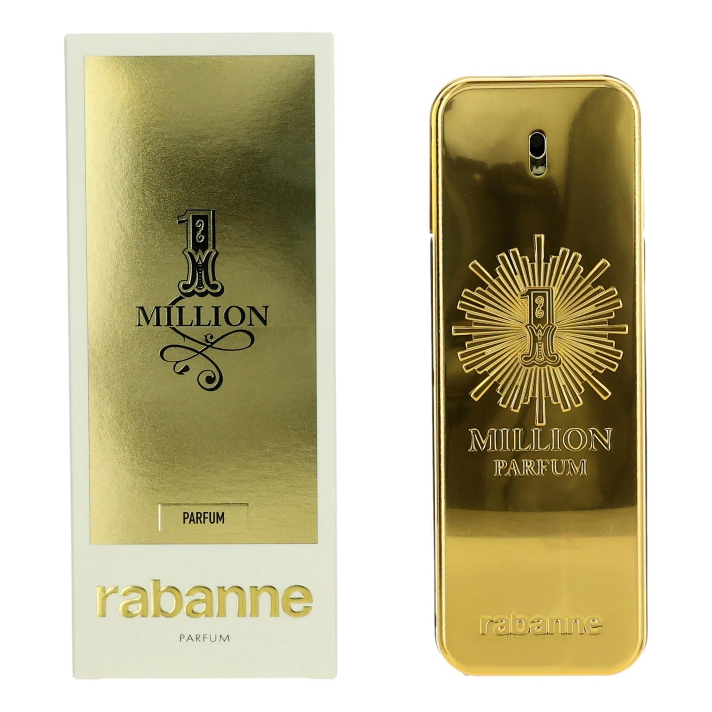 1 Million by Paco Rabanne, 3.4 oz Pure Parfum Spray for Men