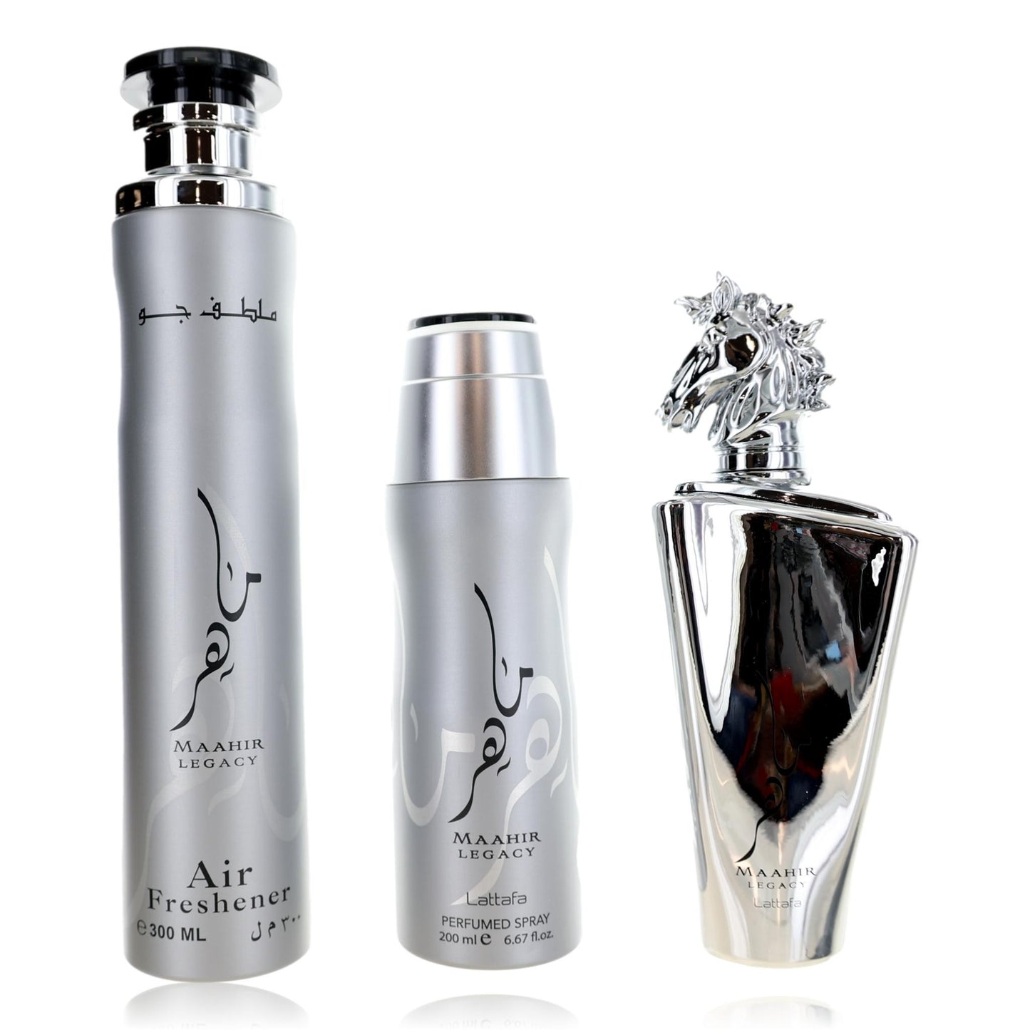 Maahir Legacy by Lattafa, 3 Piece Gift Set for Unisex