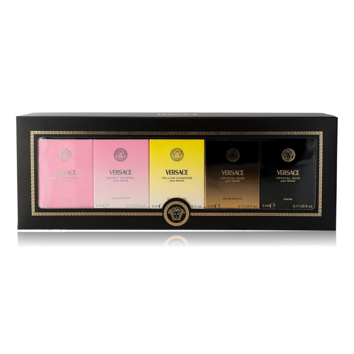 Versace by Versace, 5 Piece Miniatures Set for Women